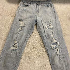 Wild Fable High rise mom jean distressed comfy soft trendy